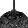 imageGLOBE Electric 44761 1Light Outdoor Plugin Pendant Light Plastic Rattan Shade Frosted Inner Shade Bronze Hanging Cord and Chain Kitchen Island Cafe Ceiling Hanging Light Bulb Not IncludedKora