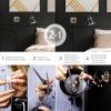imageGLOBE Electric 51345 1Light Plugin or Hardwire Swing Arm Wall Sconce Matte Black Brass Accents 6ft Black Woven Fabric Cord Flat Plug Rotary OnOff Switch Wall Lighting Bulb Not IncludedMatte Black  Brass
