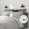 imageGLOBE Electric 51374 Cleo 1Light Plugin or Hardwire Wall Sconce Matte Antique Brass Accents Black Cloth Cord 1444Brass  Matte Black