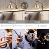 imageGLOBE Electric 51577 1Light Plugin or Hardwire Wall Sconce Matte Brass White Fabric Cord inLine OnOff Rocker Switch Kitchen Reading Essentials Bedroom Bedside Lamp LightingBrass  Dimitri