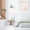 imageGLOBE Electric 51577 1Light Plugin or Hardwire Wall Sconce Matte Brass White Fabric Cord inLine OnOff Rocker Switch Kitchen Reading Essentials Bedroom Bedside Lamp LightingSage Green  Willow