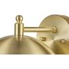 imageGLOBE Electric 51577 1Light Plugin or Hardwire Wall Sconce Matte Brass White Fabric Cord inLine OnOff Rocker Switch Kitchen Reading Essentials Bedroom Bedside Lamp LightingBrushed Brass  Holly