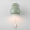 imageGLOBE Electric 51577 1Light Plugin or Hardwire Wall Sconce Matte Brass White Fabric Cord inLine OnOff Rocker Switch Kitchen Reading Essentials Bedroom Bedside Lamp LightingSage Green  Willow