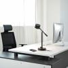 imageGLOBE Electric 52889 West 15quot LED Integrated Desk Lamp Matte Brass 200 Lumens Dimmer Rotary SwitchMatte Black  Aristocrat