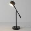 imageGLOBE Electric 52889 West 15quot LED Integrated Desk Lamp Matte Brass 200 Lumens Dimmer Rotary SwitchMatte Black  Aristocrat