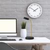 imageGLOBE Electric 52889 West 15quot LED Integrated Desk Lamp Matte Brass 200 Lumens Dimmer Rotary SwitchMatte Black  Gooseneck