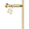 imageGLOBE Electric 52889 West 15quot LED Integrated Desk Lamp Matte Brass 200 Lumens Dimmer Rotary SwitchMatte Brass  West