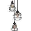imageGLOBE Electric 60614 1Light Pendant Light Glossy Black Faux Ceramic Socket Designer Black Cloth Hanging Cord E26 Base Socket Kitchen Island Caf Decorative Ceiling Hanging Light FixtureOilRubbed Bronze