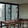 imageGLOBE Electric 60614 1Light Pendant Light Glossy Black Faux Ceramic Socket Designer Black Cloth Hanging Cord E26 Base Socket Kitchen Island Caf Decorative Ceiling Hanging Light FixtureMatte Black