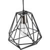 imageGLOBE Electric 60614 1Light Pendant Light Glossy Black Faux Ceramic Socket Designer Black Cloth Hanging Cord E26 Base Socket Kitchen Island Caf Decorative Ceiling Hanging Light FixtureDark Bronze
