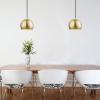 imageGLOBE Electric 60617 Maya 1Light Pendant Light Matte Brass Black Woven Fabric Hanging Cord Bulb Not Included