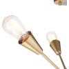 imageGLOBE Electric 61089 Clementine 6Light SemiFlush Mount Ceiling Light Matte Gold