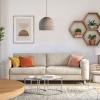 imageGLOBE Electric 61090 Rio 1Light Pendant Light Light Twine Shade White Socket White Cloth Hanging CordArtessa