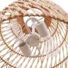 imageGLOBE Electric 61090 Rio 1Light Pendant Light Light Twine Shade White Socket White Cloth Hanging CordGalen