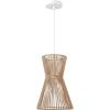 imageGLOBE Electric 61090 Rio 1Light Pendant Light Light Twine Shade White Socket White Cloth Hanging CordGrace