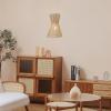 imageGLOBE Electric 61090 Rio 1Light Pendant Light Light Twine Shade White Socket White Cloth Hanging CordGrace