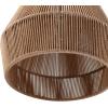 imageGLOBE Electric 61090 Rio 1Light Pendant Light Light Twine Shade White Socket White Cloth Hanging CordGrant