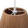 imageGLOBE Electric 61090 Rio 1Light Pendant Light Light Twine Shade White Socket White Cloth Hanging CordGrant
