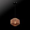 imageGLOBE Electric 61090 Rio 1Light Pendant Light Light Twine Shade White Socket White Cloth Hanging CordLotus