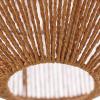 imageGLOBE Electric 61090 Rio 1Light Pendant Light Light Twine Shade White Socket White Cloth Hanging CordLotus