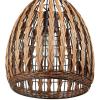 imageGLOBE Electric 61090 Rio 1Light Pendant Light Light Twine Shade White Socket White Cloth Hanging CordMarlow