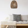 imageGLOBE Electric 61090 Rio 1Light Pendant Light Light Twine Shade White Socket White Cloth Hanging CordMarlow