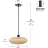 imageGLOBE Electric 61090 Rio 1Light Pendant Light Light Twine Shade White Socket White Cloth Hanging CordMillie