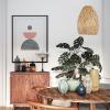 imageGLOBE Electric 61090 Rio 1Light Pendant Light Light Twine Shade White Socket White Cloth Hanging CordRio