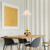 imageGLOBE Electric 61094 3Light Cascading Pendant Light Chrome Accents White ShadesMatte Brass