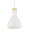 imageGLOBE Electric 61094 3Light Cascading Pendant Light Chrome Accents White ShadesWhite  Wood Grain