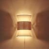 imageGLOBE Electric 65000052 Novogratz x 1Light Wall Sconce Matte Brass Finish Rattan Shade OnOff Pull Chain Switch Wall Lighting Kitchen Sconces Wall Lights for Living Room Home DcorAyla