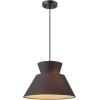 imageGLOBE Electric 65778 Madison 2Light Chandelier Black Fabric Shade Bulb Not Included