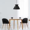 imageGLOBE Electric 65778 Madison 2Light Chandelier Black Fabric Shade Bulb Not Included
