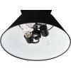 imageGLOBE Electric 65778 Madison 2Light Chandelier Black Fabric Shade Bulb Not Included