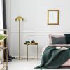 imageGLOBE Electric 65786 Haydel 60quot 2Light Floor Lamp Matte Brass Double OnOff Pull Chain Bulb Not Included