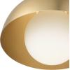 imageGLOBE Electric 65826 Hazel 1Light Pendant Lighting Matte Brass Bulb Not IncludedAmelia Brass