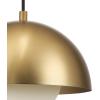 imageGLOBE Electric 65826 Hazel 1Light Pendant Lighting Matte Brass Bulb Not IncludedAmelia Brass