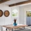 imageGLOBE Electric 65826 Hazel 1Light Pendant Lighting Matte Brass Bulb Not IncludedAmelia White