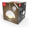 imageGLOBE Electric 65826 Hazel 1Light Pendant Lighting Matte Brass Bulb Not IncludedAmelia White