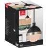 imageGLOBE Electric 65826 Hazel 1Light Pendant Lighting Matte Brass Bulb Not IncludedBari
