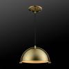 imageGLOBE Electric 65826 Hazel 1Light Pendant Lighting Matte Brass Bulb Not IncludedDolores