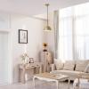 imageGLOBE Electric 65826 Hazel 1Light Pendant Lighting Matte Brass Bulb Not IncludedDolores