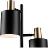 imageGLOBE Electric 67354 67quot 3Light Track Tree Lamp Matte Black Matte Brass Accents Floor Lamp for Living Room Adjustable Lamp Home Office Accessories Home Improvement Reading LampMatte Black  Brass