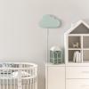 imageGLOBE Electric Nimbus 1Light Floating Cloud Plugin Wall Sconce Matte Mint 6ft Clear Cord Inline OnOff Rocker Switch Bulb Not Included