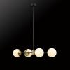 imageGLOBE Electric Novogratz x 65781 Celeste 4Light Chandelier Matte Brass Bulb Not IncludedCelestia