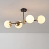 imageGLOBE Electric Novogratz x 65781 Celeste 4Light Chandelier Matte Brass Bulb Not IncludedCelestia