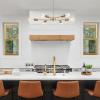 imageGLOBE Electric Novogratz x 65781 Celeste 4Light Chandelier Matte Brass Bulb Not IncludedTetra Brass