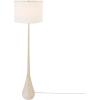 imageGLOBE Electric Novogratz x Harrington 65quot Floor Lamp 2Tone Faux Wood Base White Fabric Shade Socket Rotary Switch 67225Faux Wood  Katana