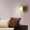 imageGLOBE Novogratz x Electric 66000085 Novogratz x 2Light Matte Brass Flush Mount Ceiling Light with OffWhite Pleated Fabric ShadeBlack  Bronze Trim