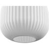 imageGLOBE Novogratz x Electric 66000085 Novogratz x 2Light Matte Brass Flush Mount Ceiling Light with OffWhite Pleated Fabric ShadeMatte Brass  Ribbed Shade